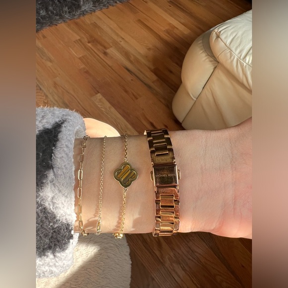 Michael Kors Petitie Camille Rose Gold-Tone Watch - Picture 3 of 9